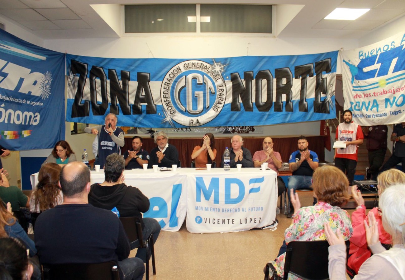 Imagen secundaria de Plenario de las tres centrales obreras y el MDF en Vicente López